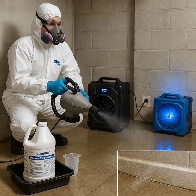 Sanitization and Odor Removal process in Melville, LA