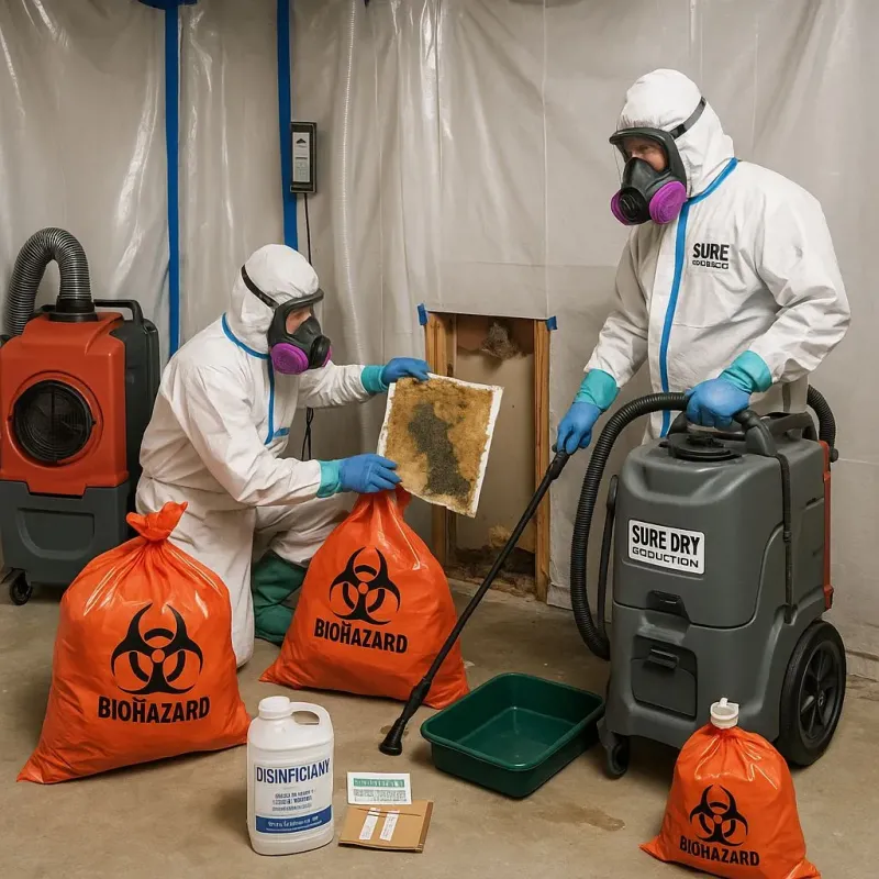 Contaminated Water Handling Protocols process in Melville, LA