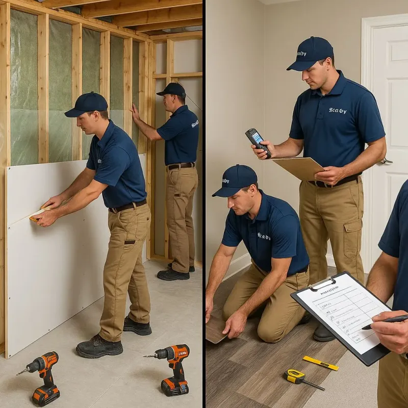 Repairs and Reconstruction process in Melville, LA