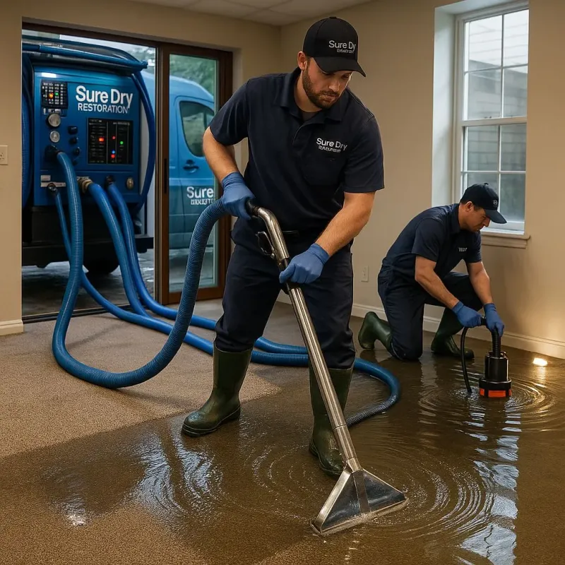 Water Extraction and Removal process in Melville, LA